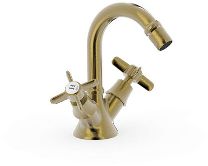 Tres Bidetmengkraan Tres Clasic 2 Kruisgreep Verouderd Messing