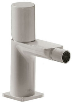 Tres Bidetmengkraan Tres Loft Colors Draaiknop Uitloop Recht 8 cm Rond RVS RVS Look