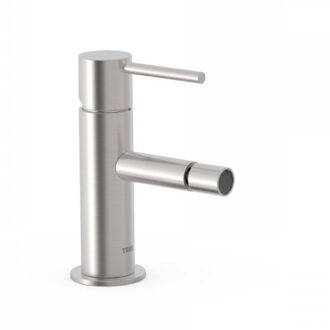 Tres Bidetmengkraan Tres Study Exclusive 1-Hendel Uitloop Recht 8 cm Rond RVS Chroom