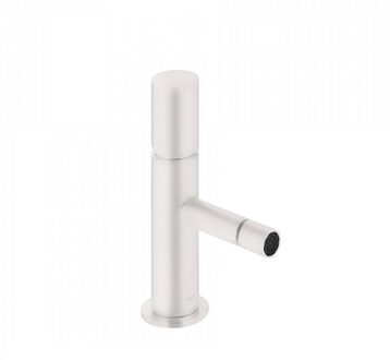 Tres Bidetmengkraan Tres Study Exclusive 1-Knop Uitloop Recht 8 cm Rond Mat Wit Mat wit