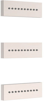 Tres Bodyjet Tres Inbouw Hydromassage 13.9x4.9 cm Staal Wit Chroom