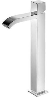 Tres Cuadro Wastafelmengkraan met waterval-uitloop chroom 00681002