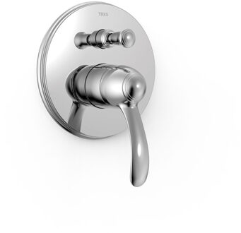 Tres Douchekraan Tres Clasic Inbouw 1 Hendel 2-Wegs Chroom