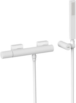 Tres Douchemengkraan Tres Project Opbouw met Handdoucheset Mat Wit Mat wit