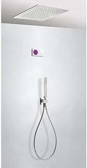 Tres electronische inbouw doucheset met regendouche chroom 09286552