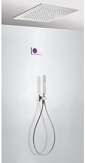 Tres electronische inbouw doucheset met regendouche chroom 09286561