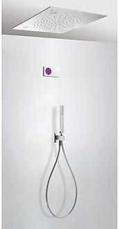 Tres electronische inbouw doucheset met regendouche chroom 09286562