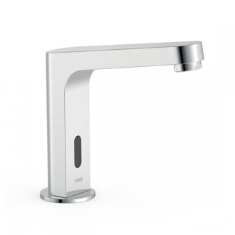 Tres Elektronische Fonteinkraan Tres Tempo Base Hoekig 2 Uitgangen Chroom