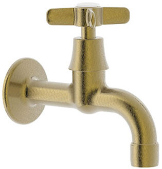 Tres Fonteinkraan Retro Tres Clasic Verouderd Messing
