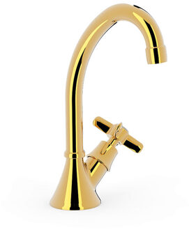 Tres Fonteinkraan Tres Clasic Gebogen Goud Tres