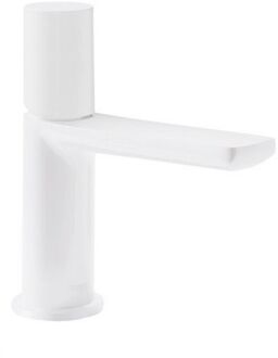 Tres Fonteinkraan Tres Loft Colors 1-Knop Uitloop Recht 10 cm Rond Mat Wit Mat wit