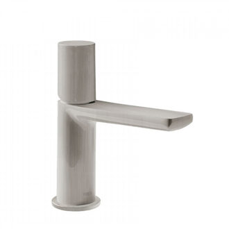 Tres Fonteinkraan Tres Loft Colors 1-Knop Uitloop Recht 10 cm Rond RVS RVS Look