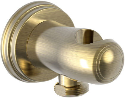 Tres Handdouchehouder Tres Clasic Met Watertoevoer Verouderd Messing Goud