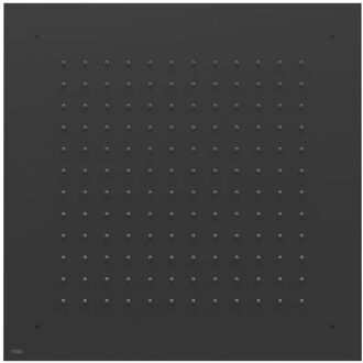 Tres Hoofddouche Tres Plafond 38x38 cm Vierkant Patroon Mat Zwart