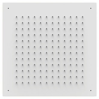 Tres Hoofddouche Tres Plafond 50x50 cm Vierkant Patroon Mat Wit