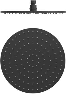 Tres Hoofddouche Tres Plafonduitloop 30 cm Rond Mat Zwart