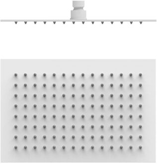 Tres Hoofddouche Tres Plafonduitloop 30x20 cm Mat Wit