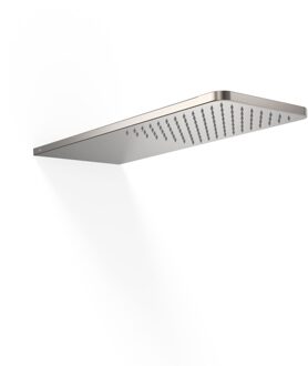 Tres Hoofddouche Tres Wand 21x55 cm Ronde Hoeken Staal RVS Look