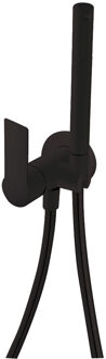 Tres Inbouw Bidetmengkraan Tres Loft Colors 1-Hendel met Handdouche Mat Zwart