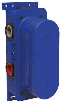 Tres Inbouwdeel Tres Mont Blanc Douche Thermostaat 2-Weg Blauw