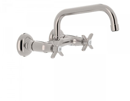 Tres Keukenmengkraan Tres Cocina Inbouw Kruisgreep RVS