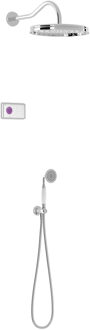 Tres Regendoucheset Tres Clasic Inbouw Elektronische Thermostaat Incl. Handddouche Chroom