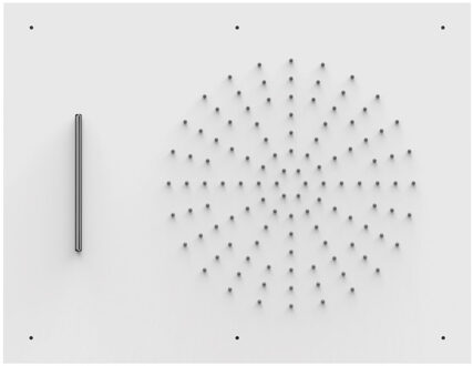 Tres Regendoucheset Tres Shower Technology Inbouw Elektrische Thermostaat met Bodyjets Plafondinbouw Douchekop