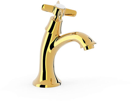 Tres Specificaties Wastafelkraan Tres Clasic 1 waterleiding of voormengsysteem Goud RVS