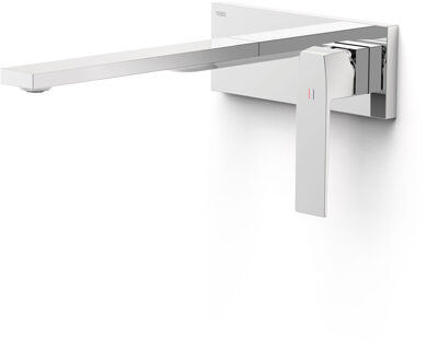 Tres Wastafelmengkraan Inbouw Tres Slim Exclusive Rechte Lange Uitloop en Hendel Chroom