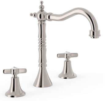 Tres Wastafelmengkraan Tres Clasic 2 Grepen Los RVS RVS Look