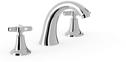 Tres Wastafelmengkraan Tres Clasic Gebogen 2 Grepen Chroom