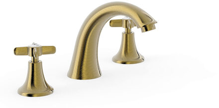 Tres Wastafelmengkraan Tres Clasic Gebogen 2 Grepen Verouderd Messing