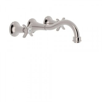 Tres Wastafelmengkraan Tres Clasic Inbouw Kruisgreep RVS RVS Look