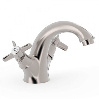 Tres Wastafelmengkraan Tres Clasic Laag 2 Grepen RVS RVS Look
