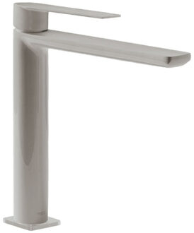 Tres Wastafelmengkraan Tres Loft Colors 1-Hendel Uitloop Recht 19,6 cm Rond RVS RVS Look