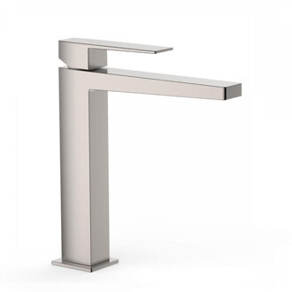 Tres Wastafelmengkraan Tres Slim Exclusive Vierkant Met Hendel RVS RVS Look