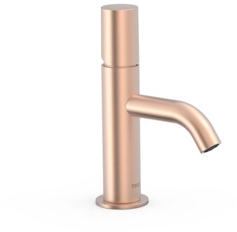 Tres Wastafelmengkraan Tres Study Exclusive 19,5 cm 1-Knop Rond Mat Rosé Goud Mat rose goud