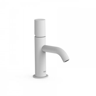 Tres Wastafelmengkraan Tres Study Exclusive 19,5 cm 1-Knop Rond Mat Wit
