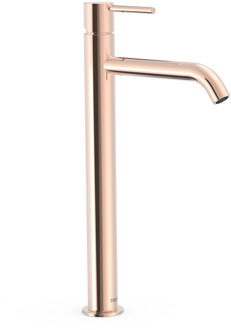 Tres Wastafelmengkraan Tres Study Exclusive 38,5 cm 1-Knop Rond Rosé Goud Rose Goud