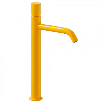 Tres Wastafelmengkraan Tres Study Exclusive 40,5 cm 1-Knop Rond Amber Geel