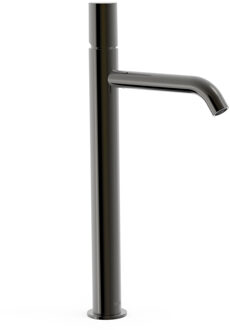 Tres Wastafelmengkraan Tres Study Exclusive 40,5 cm 1-Knop Rond Metallic Zwart Tres