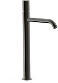 Tres Wastafelmengkraan Tres Study Exclusive 40,5 cm 1-Knop Rond Metallic Zwart