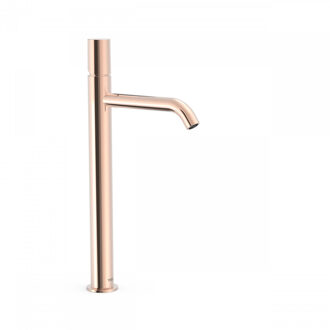 Tres Wastafelmengkraan Tres Study Exclusive 40,5 cm 1-Knop Rond Rosé Goud Tres