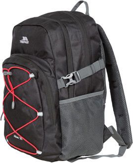 Trespass Albus 30 liter Casual Rugzak/Rugzak (Zwart/Rood)