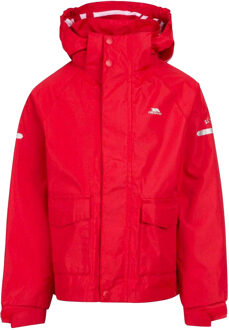 Trespass Bluster Waterdichte Jas voor Kinderen/Kinderen (Rood) - 3-4J / 98-104cm