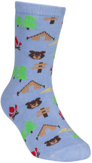 Trespass Camping Sokken voor Kinderen/Kinderen (Set van 2) (Blauw/Crème) - maat EU 47.5 / UK 12