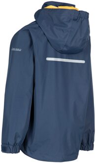 Trespass Childrens boys overwhelm rain jacket Navy - 5-6J / 110-116cm