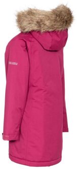 Trespass Childrens girls fame waterdicht parka jasje Bessenrood - 7-8J / 122-128cm
