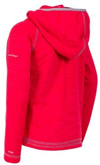 Trespass Childrens Girls Goodness Full Zip Hooded Fleece Jacket (Frambozen mergel) - maat 2-3J / 92-98cm Veelkleurig