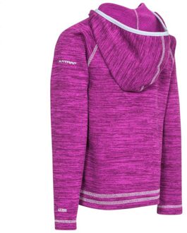 Trespass Childrens girls goodness full zip hooded fleece jacket Paars - 11-12J / 146-152cm